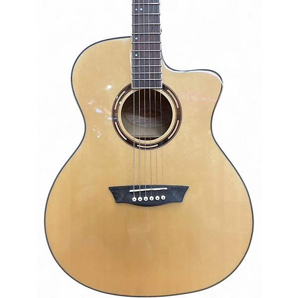 Used Washburn AG40CEK-A-U Blonde Acoustic Electric Guitar