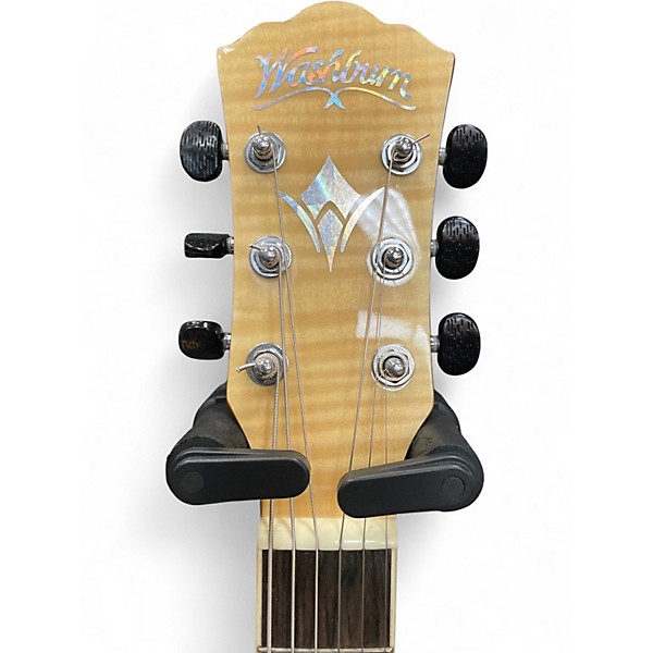 Used Washburn AG40CEK-A-U Blonde Acoustic Electric Guitar