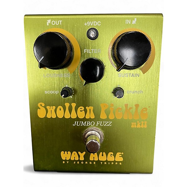 Used Way Huge Electronics WHE401 Swollen Pickle MKII Super Jumbo Fuzz Effect Pedal