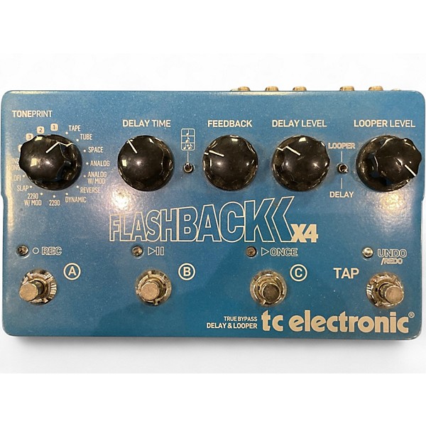 Used TC Electronic Flashback X4 Delay And Looper Effect Pedal