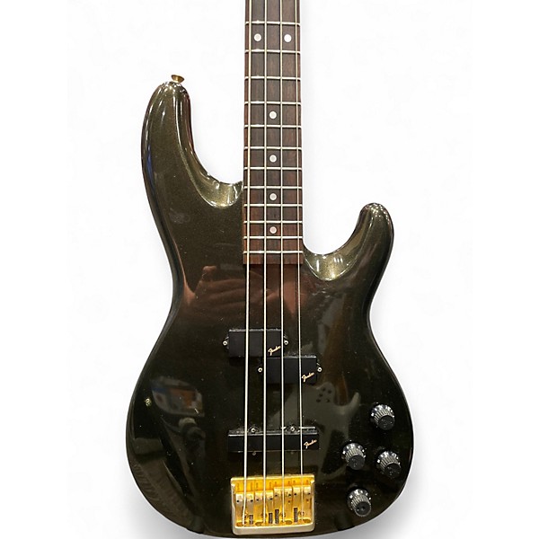 Vintage 1989 Fender CONTEMPORARY P BASS Black Electric Bass Guitar