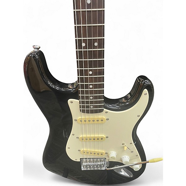 Used Squier Bullet Stratocaster Black Solid Body Electric Guitar