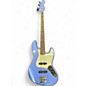 Used Squier Contemporary Jazz Bass Metallic Blue Electric Bass Guitar thumbnail