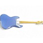 Used Squier Contemporary Jazz Bass Metallic Blue Electric Bass Guitar