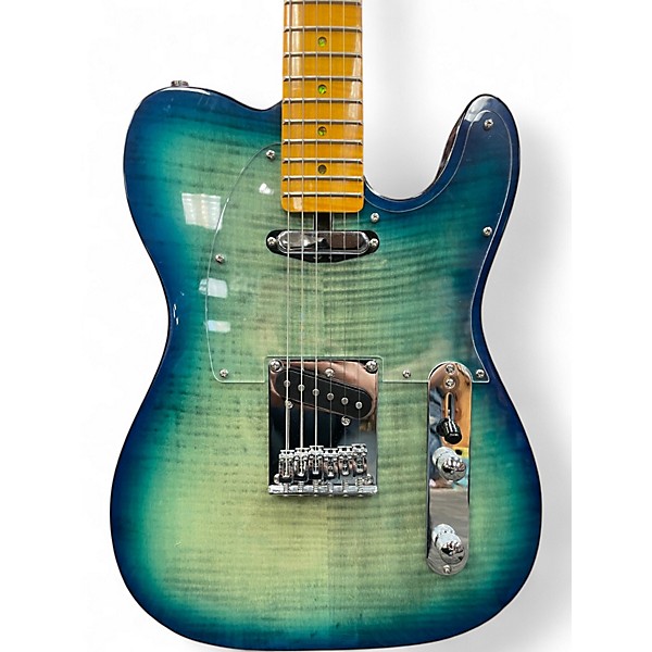 Used Squier Contemporary Stratocaster HSS Ocean Blue Metallic Solid Body Electric Guitar