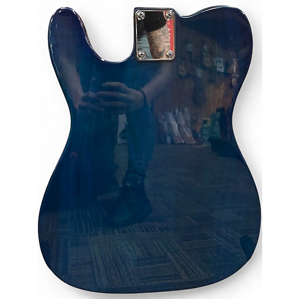 Used Squier Contemporary Stratocaster HSS Ocean Blue Metallic Solid Body Electric Guitar