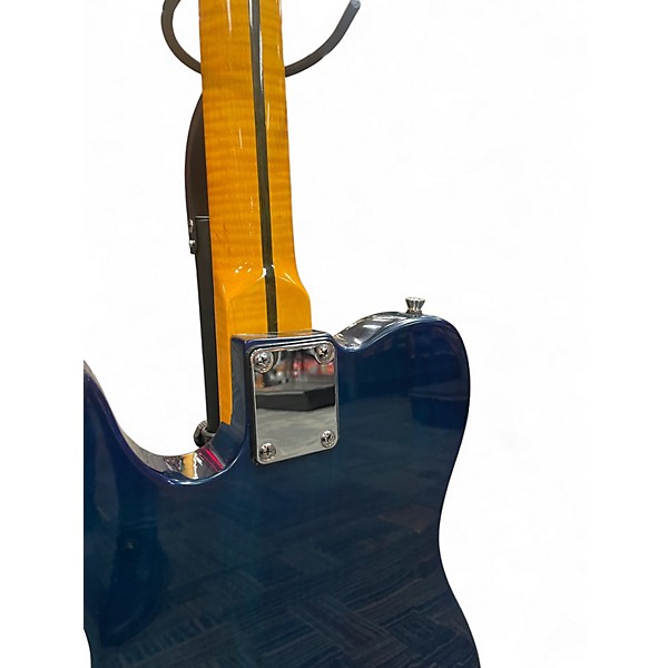 Used Squier Contemporary Stratocaster HSS Ocean Blue Metallic Solid Body Electric Guitar