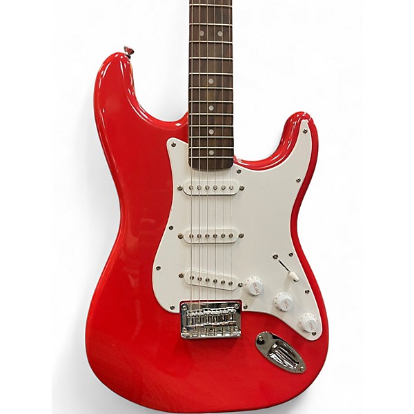 Used Squier Bullet Stratocaster Dakota Red Solid Body Electric Guitar