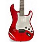 Used Lyx Pro SSS S style Trans Red Solid Body Electric Guitar