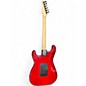 Used Lyx Pro SSS S style Trans Red Solid Body Electric Guitar