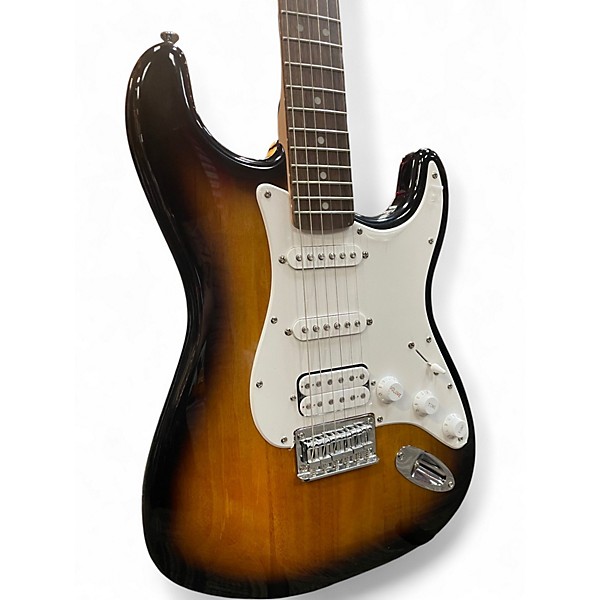 Used Squier Bullet Stratocaster 2 Color Sunburst Solid Body Electric Guitar