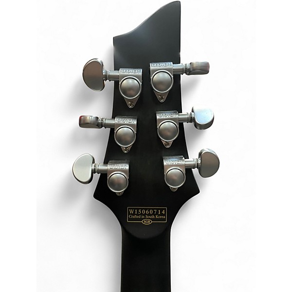 Used Schecter Guitar Research C1 Platinum Trans Charcoal Solid Body Electric Guitar