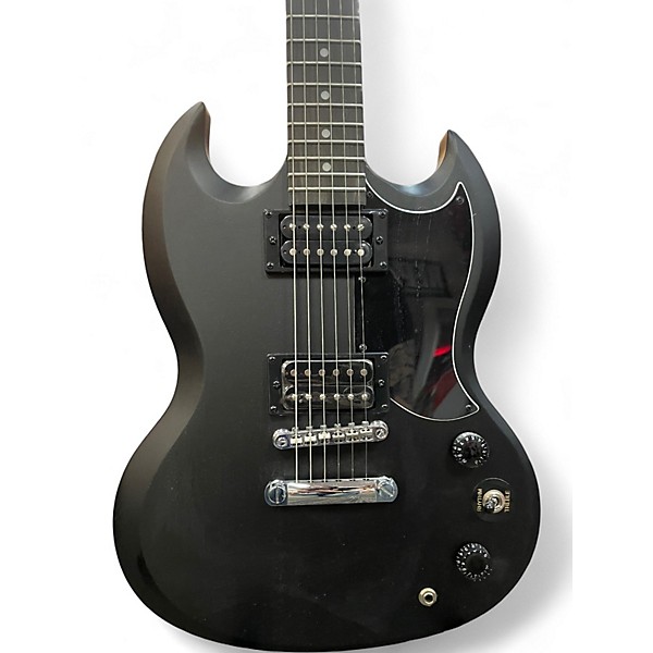 Used Epiphone SG Special Bolt On Satin Black Solid Body Electric Guitar
