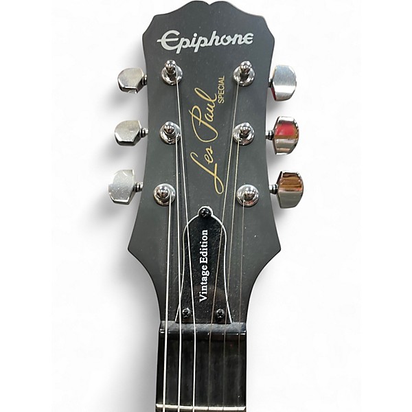 Used Epiphone Les Paul Special VE Satin Black Solid Body Electric Guitar