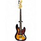 Used Squier Vintage Modified Jazz Bass 3 Tone Sunburst Electric Bass Guitar thumbnail