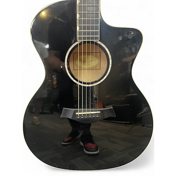 Used Taylor DDX Doyle Dykes Signature Black Acoustic Electric Guitar