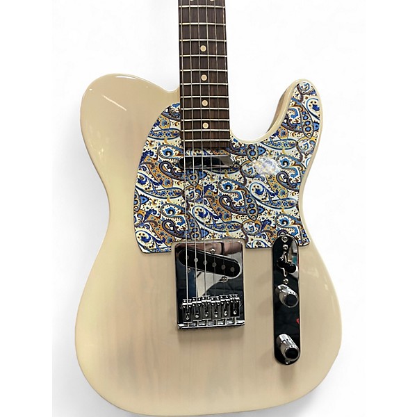 Used Fender Player II Telecaster Chambered Trans Blonde Solid Body Electric Guitar