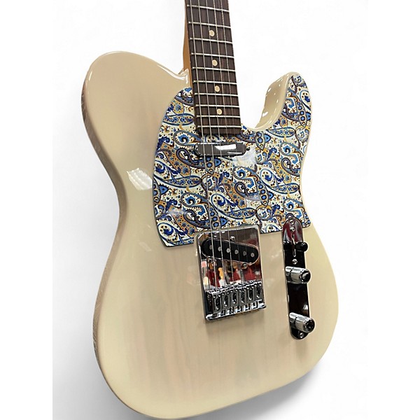 Used Fender Player II Telecaster Chambered Trans Blonde Solid Body Electric Guitar