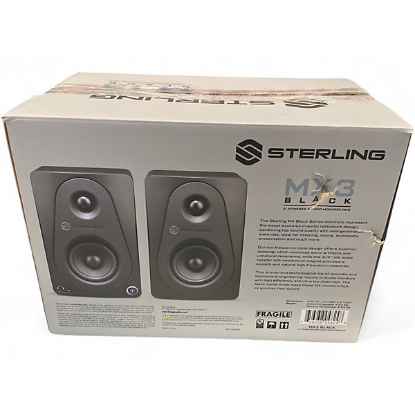 Used 2020s Sterling Audio MX3 Pair Powered Monitor