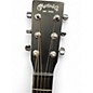 Used Martin DX Johnny Cash Black Acoustic Electric Guitar