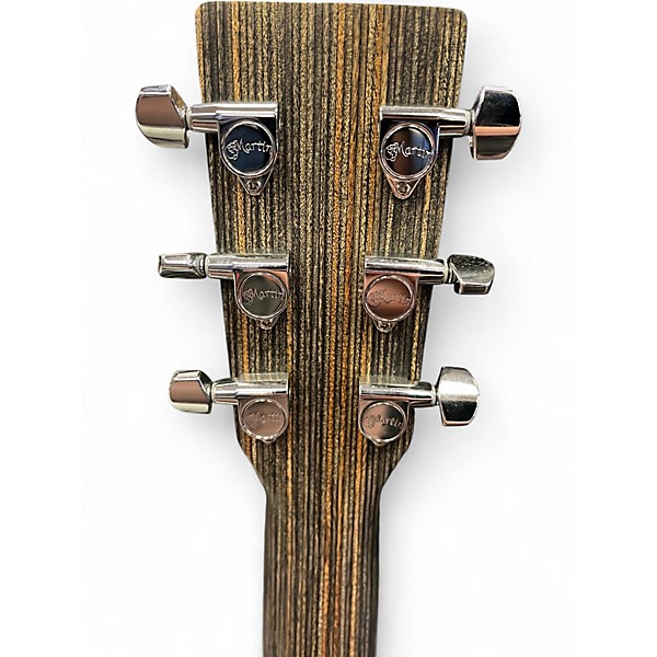 Used Martin DX Johnny Cash Black Acoustic Electric Guitar