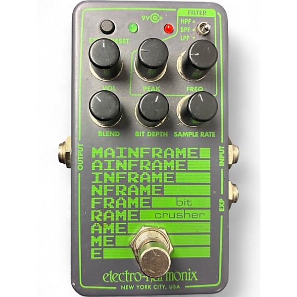 Used Electro-Harmonix Mainframe Bit Crusher Effect Pedal