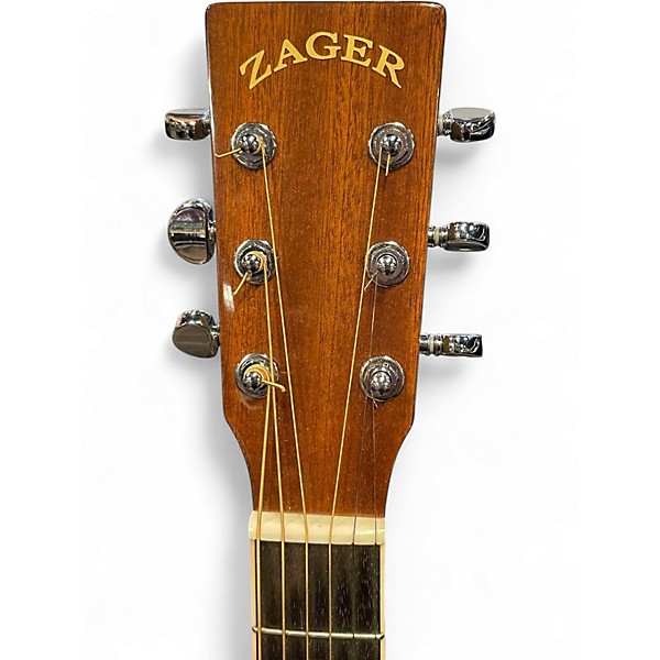 Used Zager ZAD-50CE Natural Acoustic Electric Guitar