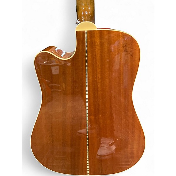 Used Zager ZAD-50CE Natural Acoustic Electric Guitar