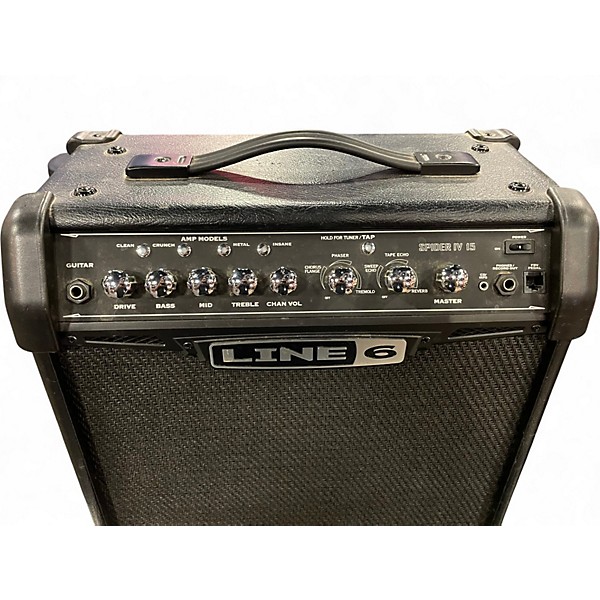 Used Line 6 Spider IV 15W 1X8 Guitar Combo Amp