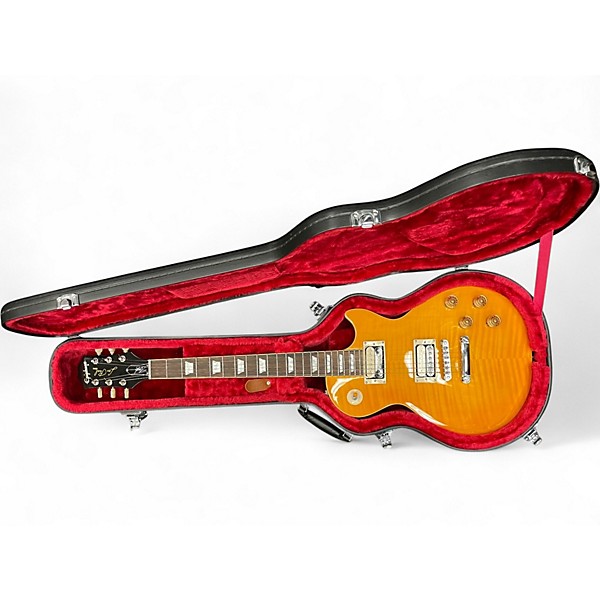 Used Epiphone Slash Signature Les Paul Standard Amber Solid Body Electric Guitar