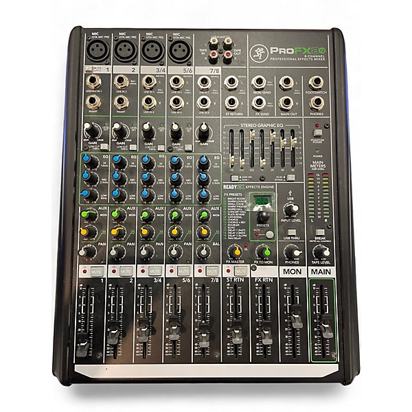 Used Mackie PROFX8 Unpowered Mixer