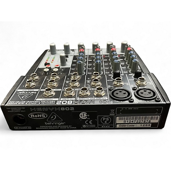 Used Behringer xenyx 802 Unpowered Mixer