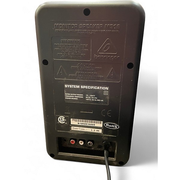 Used Behringer ms16 Powered Monitor