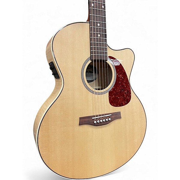Used Seagull Performer CW Mini Jumbo HG Presys II Natural Acoustic Electric Guitar