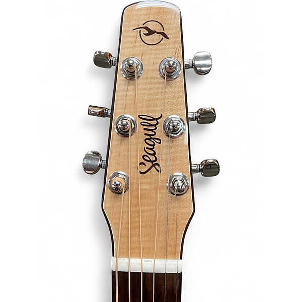 Used Seagull Performer CW Mini Jumbo HG Presys II Natural Acoustic Electric Guitar