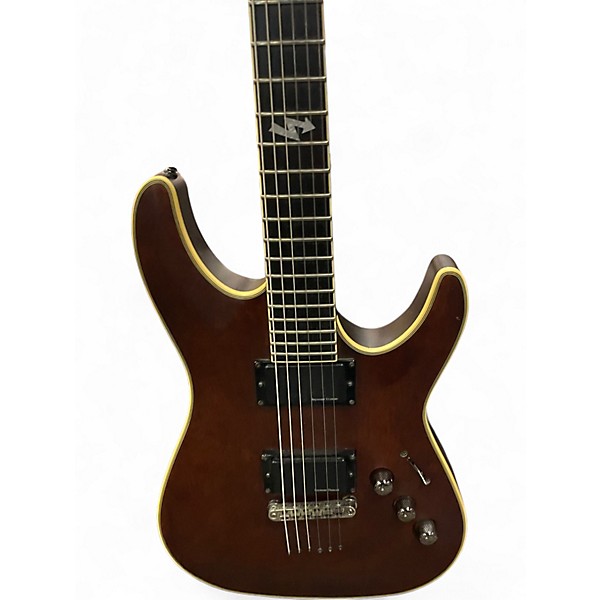Used Schecter Guitar Research Blackjack ATX C1 Walnut Solid Body Electric Guitar