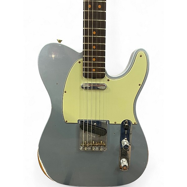 Used Fender 1963 Relic Telecaster Ice Blue Metallic Solid Body Electric Guitar
