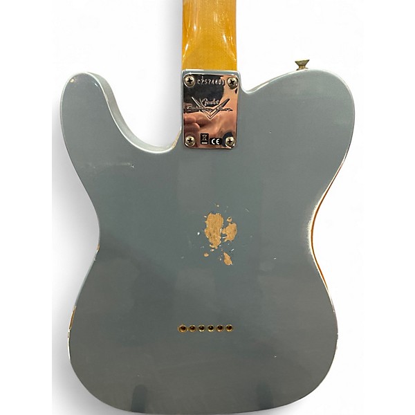 Used Fender 1963 Relic Telecaster Ice Blue Metallic Solid Body Electric Guitar