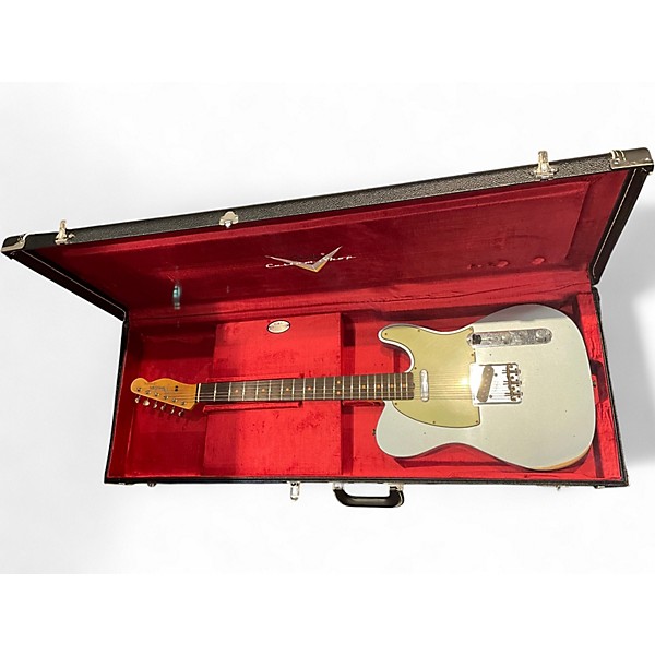 Used Fender 1963 Relic Telecaster Ice Blue Metallic Solid Body Electric Guitar