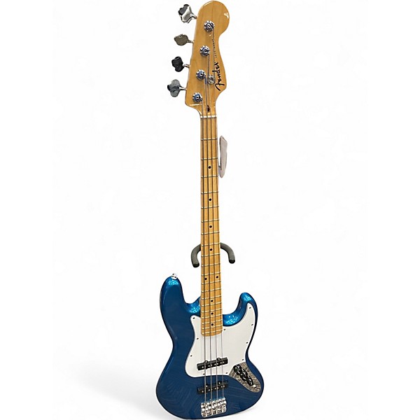 Used Fender Standard Jazz Bass AQUA MARINE Electric Bass Guitar