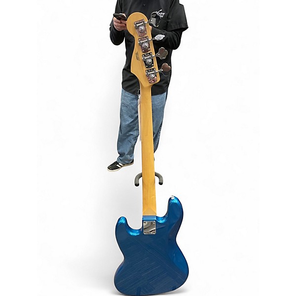 Used Fender Standard Jazz Bass AQUA MARINE Electric Bass Guitar