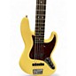 Used Fender Deluxe Jazz Bass V Olympic White Electric Bass Guitar
