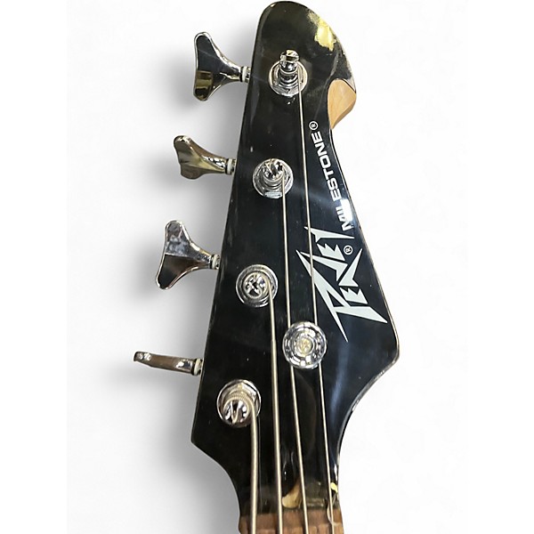 Used Peavey Milestone Black Electric Bass Guitar