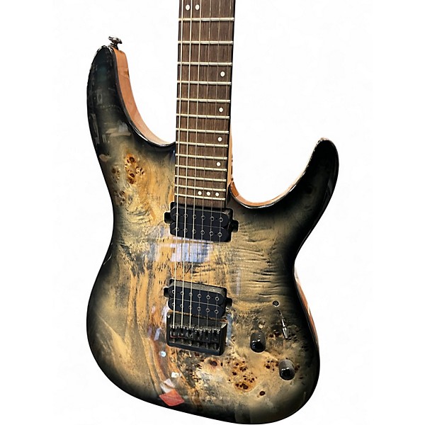 Used Schecter Guitar Research CR6 Charcoal Solid Body Electric Guitar