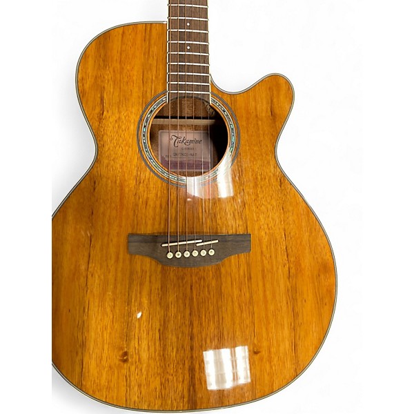 Used Takamine GN77KCE Natural Acoustic Electric Guitar