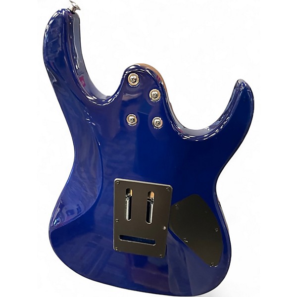 Used Ibanez GRX70QAL Left-Handed Blue Solid Body Electric Guitar