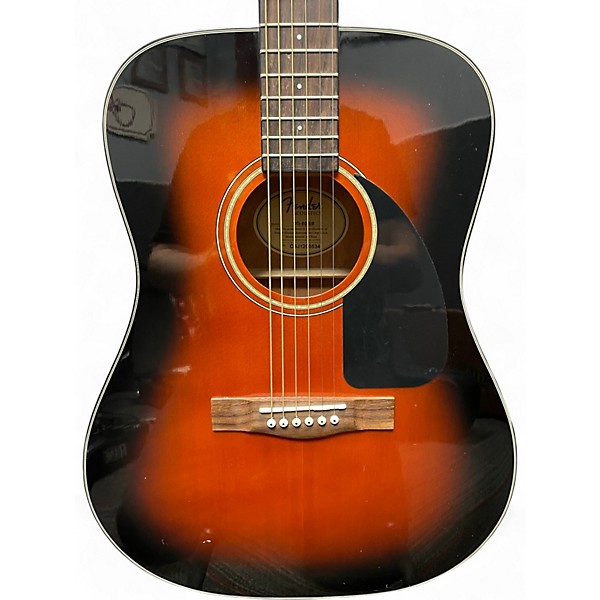 Used Fender DG60 Sunburst Acoustic Guitar