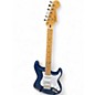 Used Fender Deluxe Players Stratocaster Sapphire Blue Trans Solid Body Electric Guitar