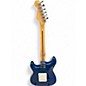 Used Fender Deluxe Players Stratocaster Sapphire Blue Trans Solid Body Electric Guitar