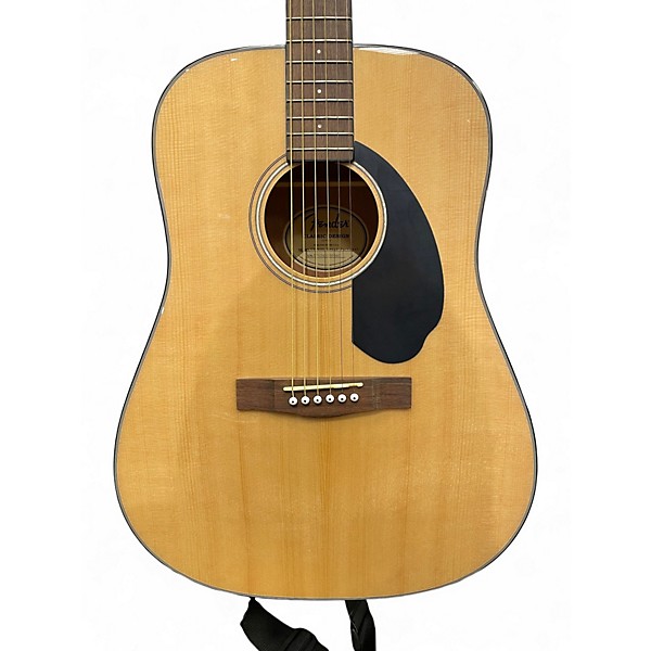 Used Fender CD60 Dreadnought Natural Acoustic Guitar